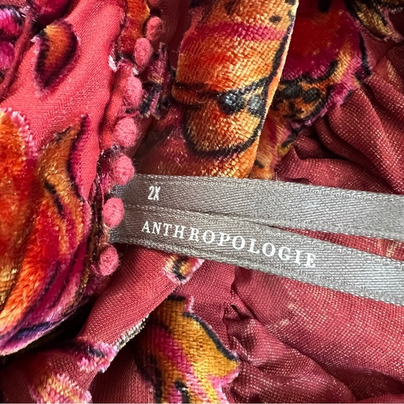 Anthropologie The Estela Sheer Printed Blouse: Burnout Edition - Picture 11 of 15
